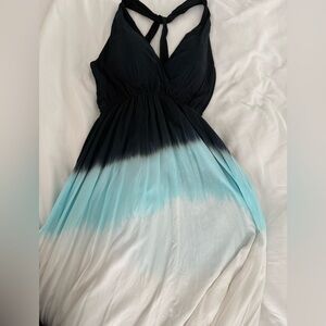 NWT Navy and Blue Ombre Dress